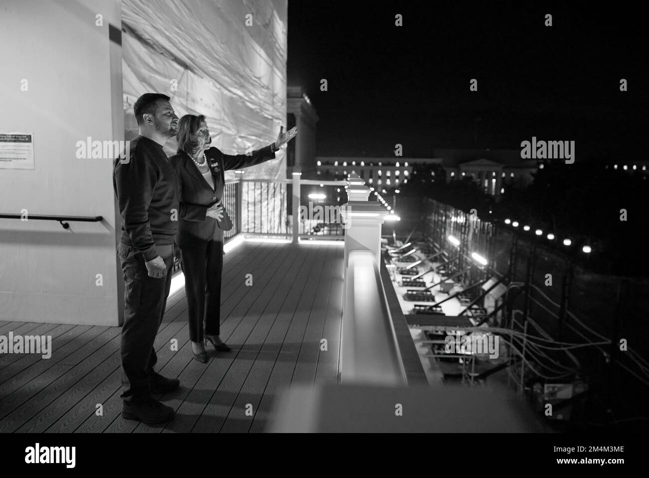 Le président ukrainien Volodymyr Zelensky s’est rendu en visite avec le président américain Joe Biden, le secrétaire d’État Tony Blinken, la présidente de la Chambre des représentants Nancy Pelosi, le vice-président Kamala Harris, et s’est adressé à une réunion conjointe du Congrès américain. Photo: Bureau présidentiel de l'Ukraine Banque D'Images