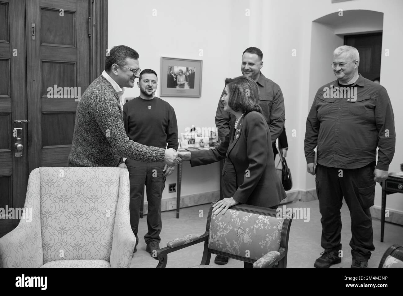 Le président ukrainien Volodymyr Zelensky s’est rendu en visite avec le président américain Joe Biden, le secrétaire d’État Tony Blinken, la présidente de la Chambre des représentants Nancy Pelosi, le vice-président Kamala Harris, et s’est adressé à une réunion conjointe du Congrès américain. Photo: Bureau présidentiel de l'Ukraine Banque D'Images