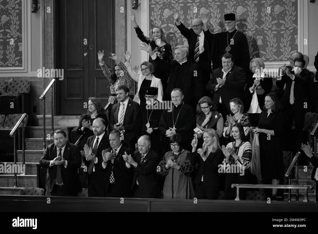 Le président ukrainien Volodymyr Zelensky s’est rendu en visite avec le président américain Joe Biden, le secrétaire d’État Tony Blinken, la présidente de la Chambre des représentants Nancy Pelosi, le vice-président Kamala Harris, et s’est adressé à une réunion conjointe du Congrès américain. Photo: Bureau présidentiel de l'Ukraine Banque D'Images