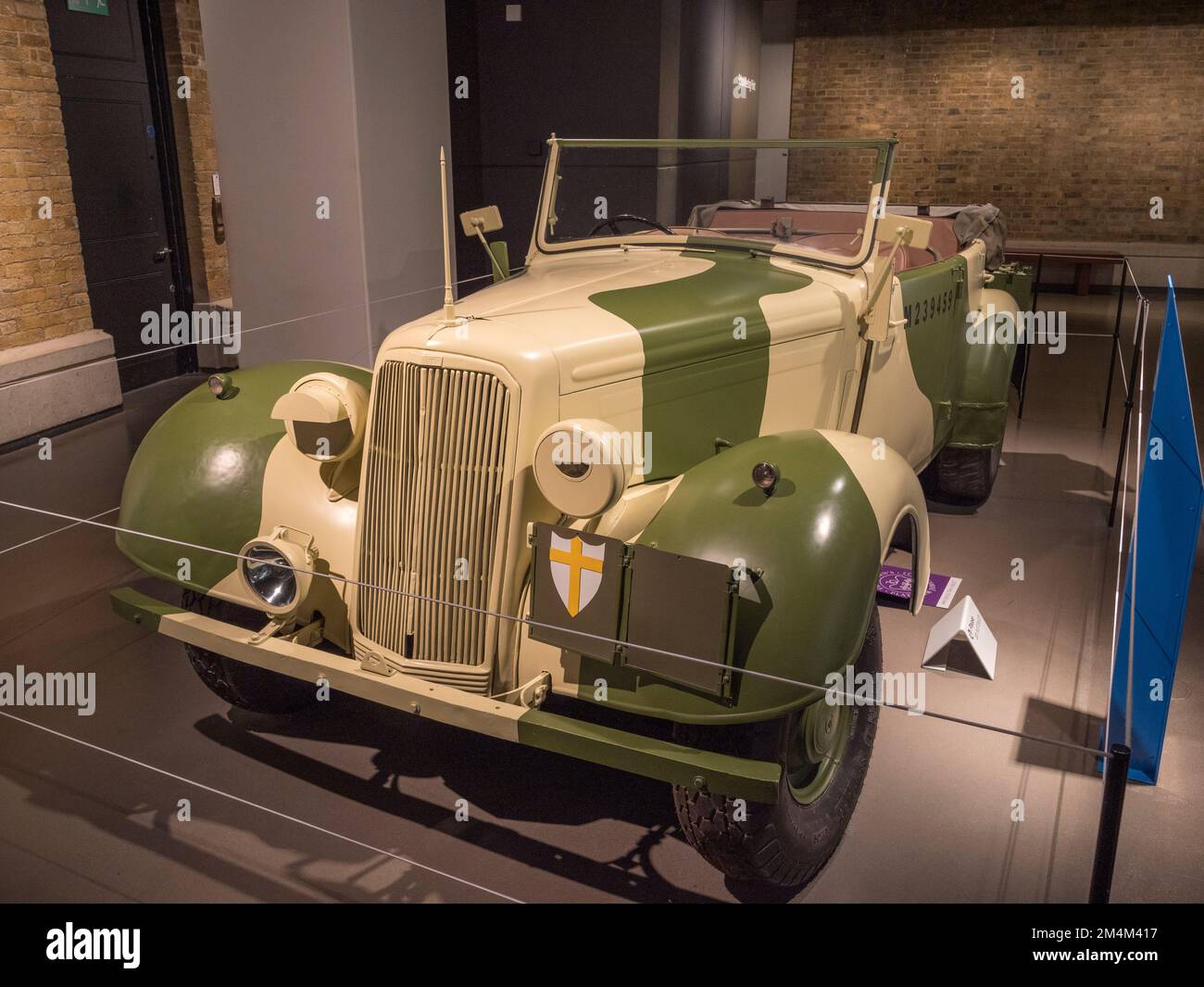 La voiture Humber du général britannique Bernard Montgomery (Monty), Imperial War Museum, Londres, Royaume-Uni. Banque D'Images