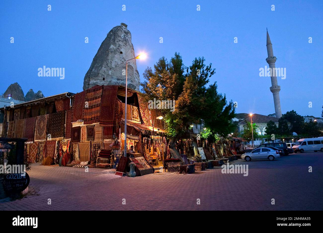 Magasin de tapis à Goreme Turquie Cappadoce. fotografie vvbvanbree Banque D'Images