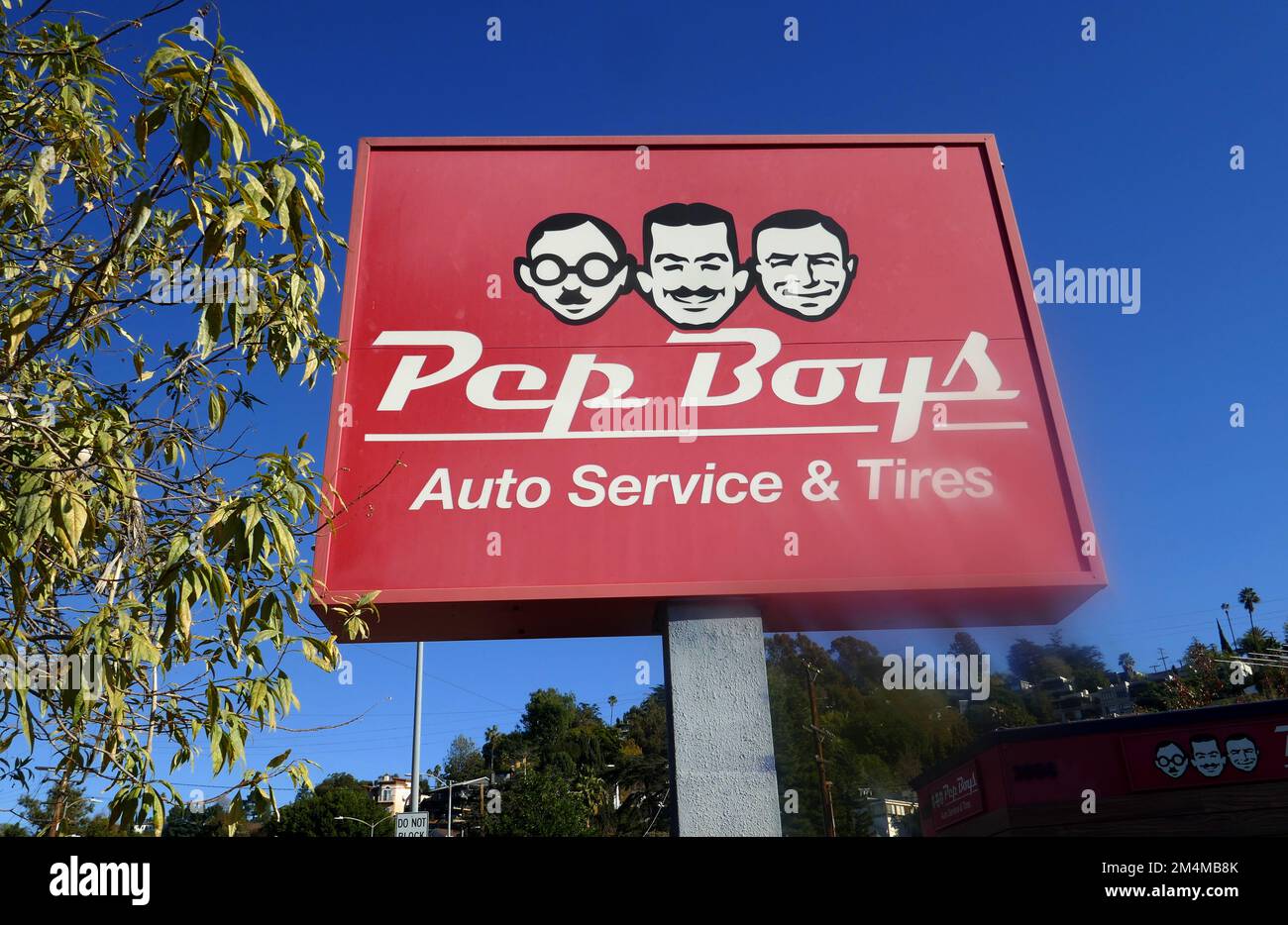 Los Angeles, Californie, États-Unis 21st Decemberl 2022 Une vue générale de l'atmosphère de PEP Boys Signl sur 21 décembre 2022 à Los Angeles, Californie, États-Unis. Photo par Barry King/Alay stock photo Banque D'Images