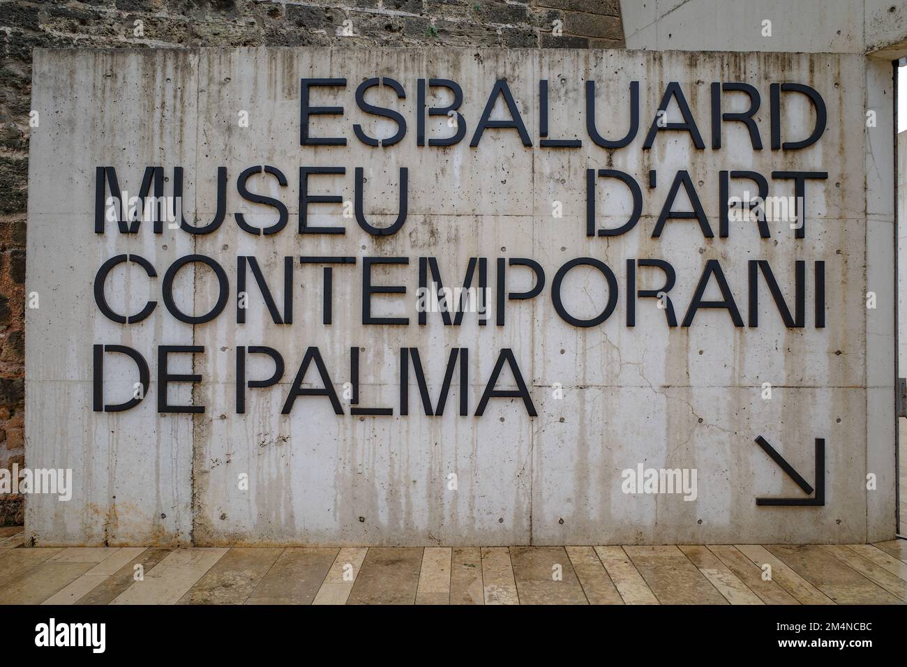 Palma de Majorque, Espagne - 10 novembre 2022 : Musée d'art contemporain de Palma es Baluard Banque D'Images