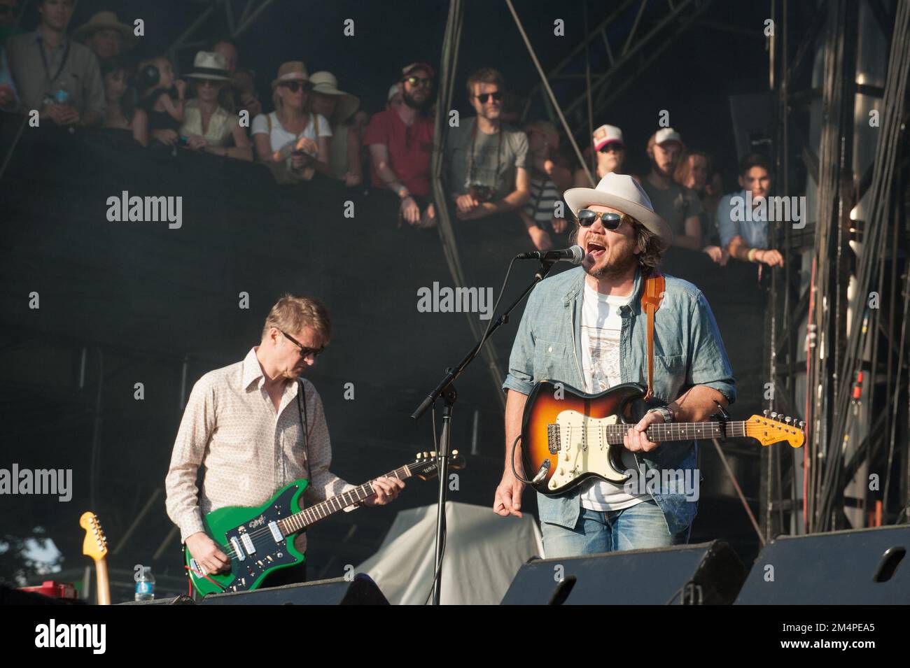 Austin City Limits - Wilco en concert Banque D'Images