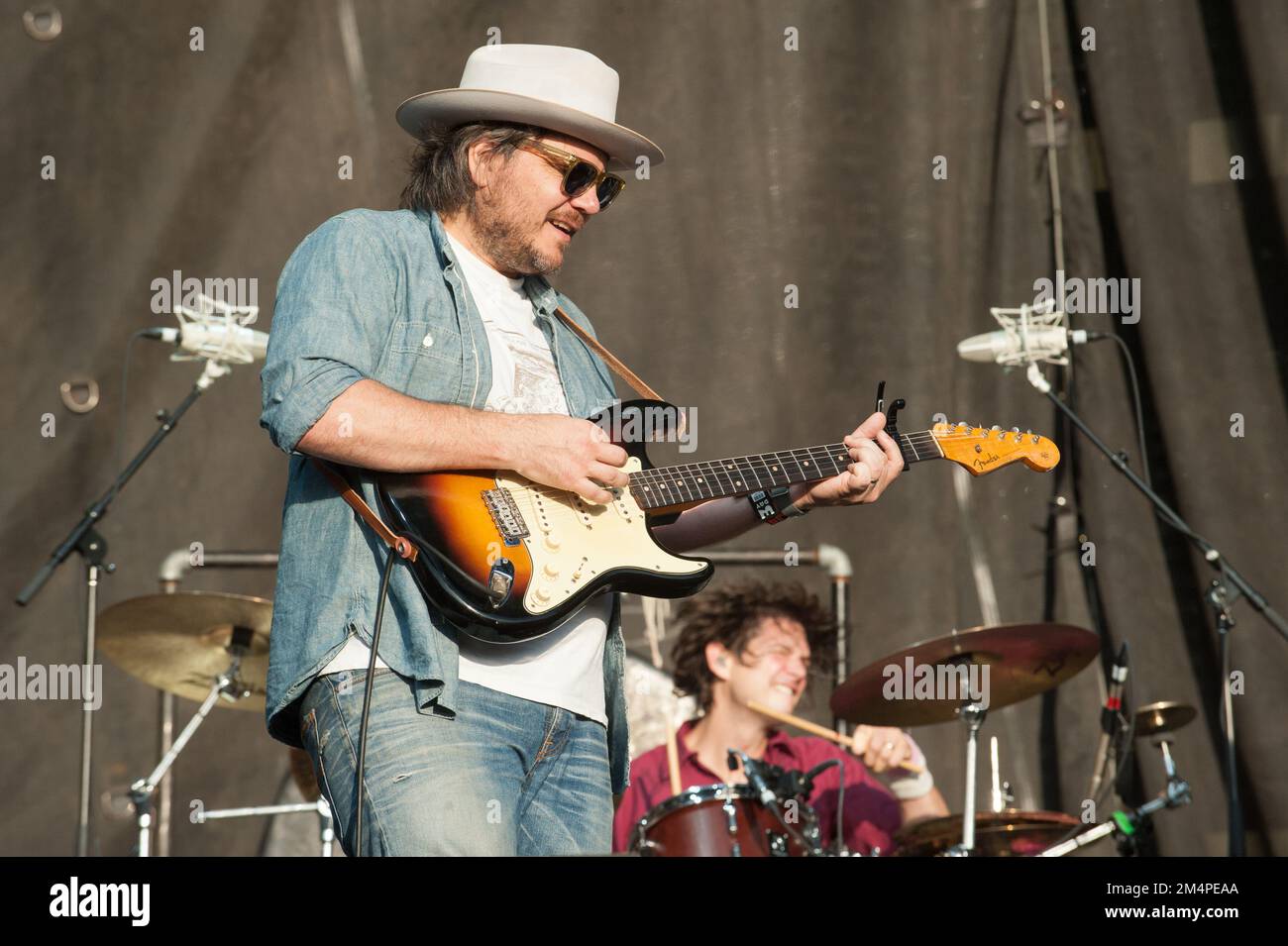 Austin City Limits - Wilco en concert Banque D'Images