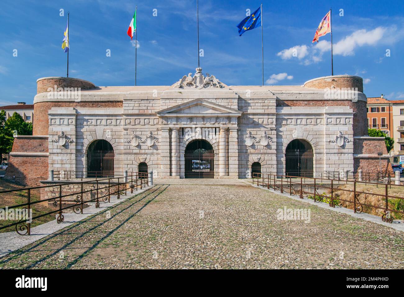 Porte de la ville de Porta Nuova, Vérone, Vénétie, Italie du Nord, Italie Banque D'Images