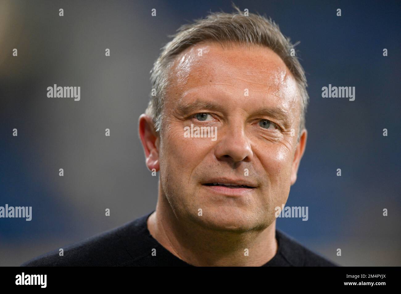 Entraîneur André Breitenreiter TSG 1899 Hoffenheim, PreZero Arena, Sinsheim, Bade-Wurtemberg, Allemagne Banque D'Images