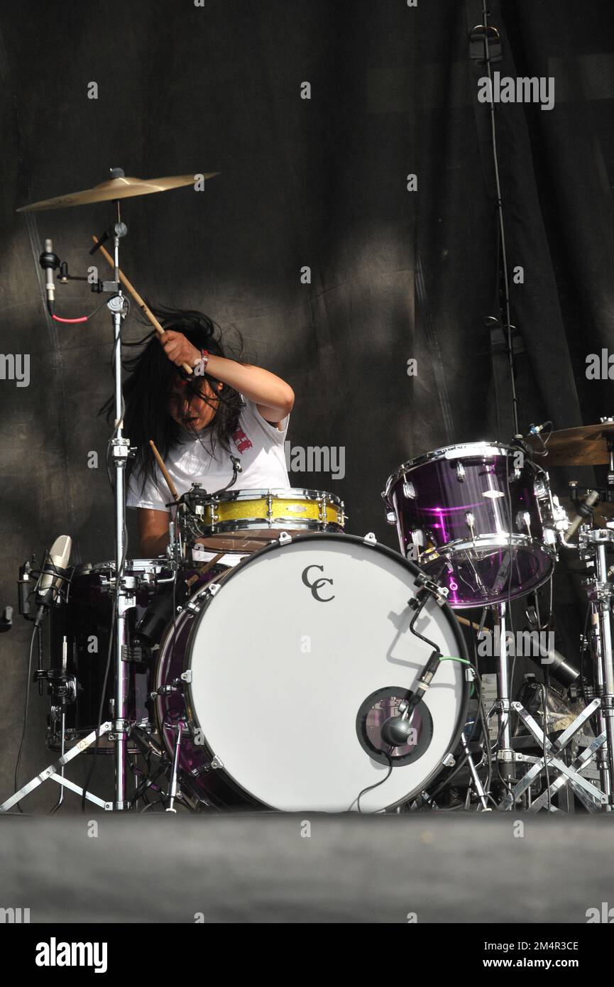 Austin City Limits -Silversun Pickups en concert Banque D'Images