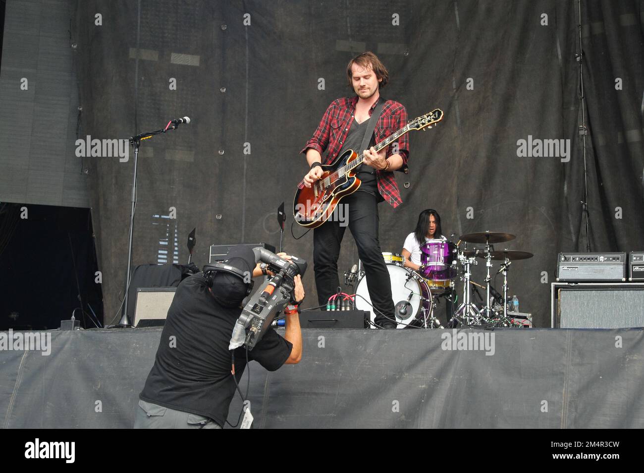 Austin City Limits -Silversun Pickups en concert Banque D'Images