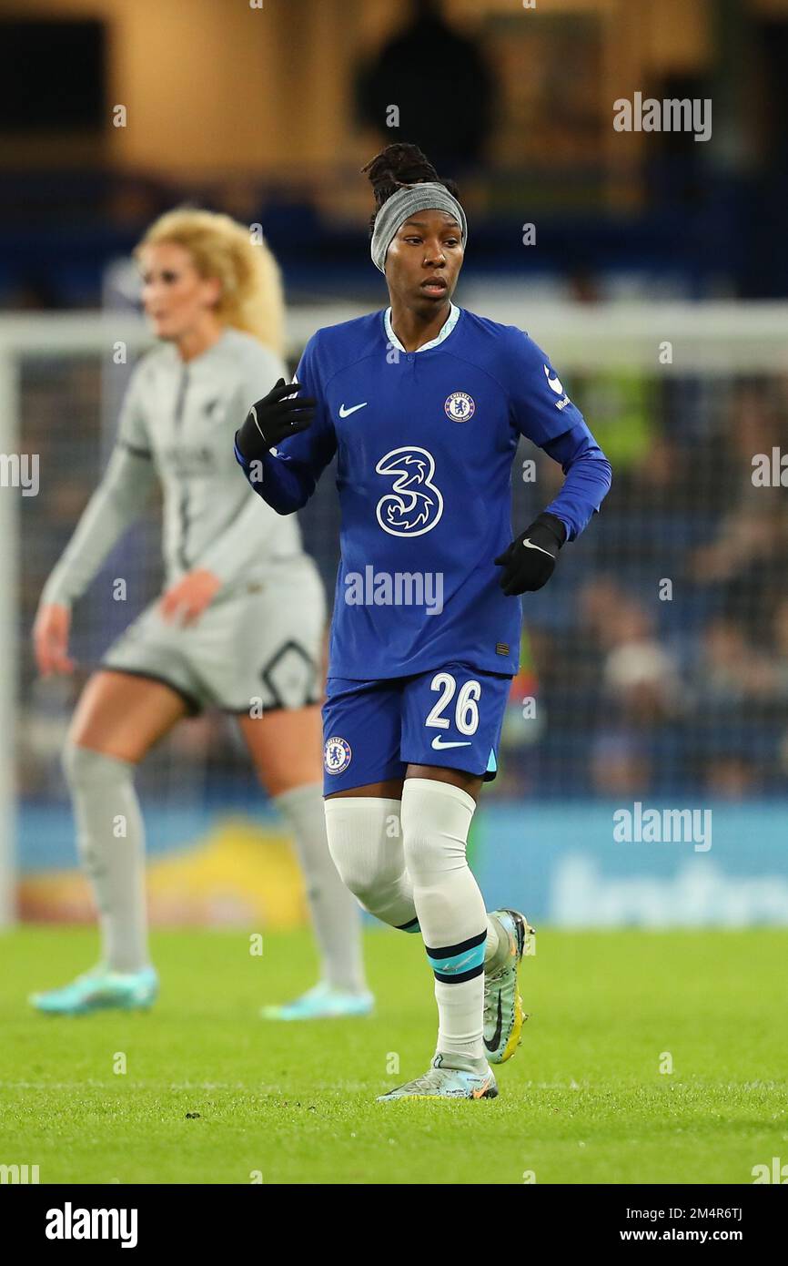 Londres, Royaume-Uni. 22nd décembre 2022. 22nd décembre 2022; Stamford Bridge, Londres, Angleterre: UEFA Womens Champions League football, Chelsea versus Paris Saint Germain; Kadeisha Buchanan de Chelsea crédit: Action plus Sports Images/Alay Live News Banque D'Images