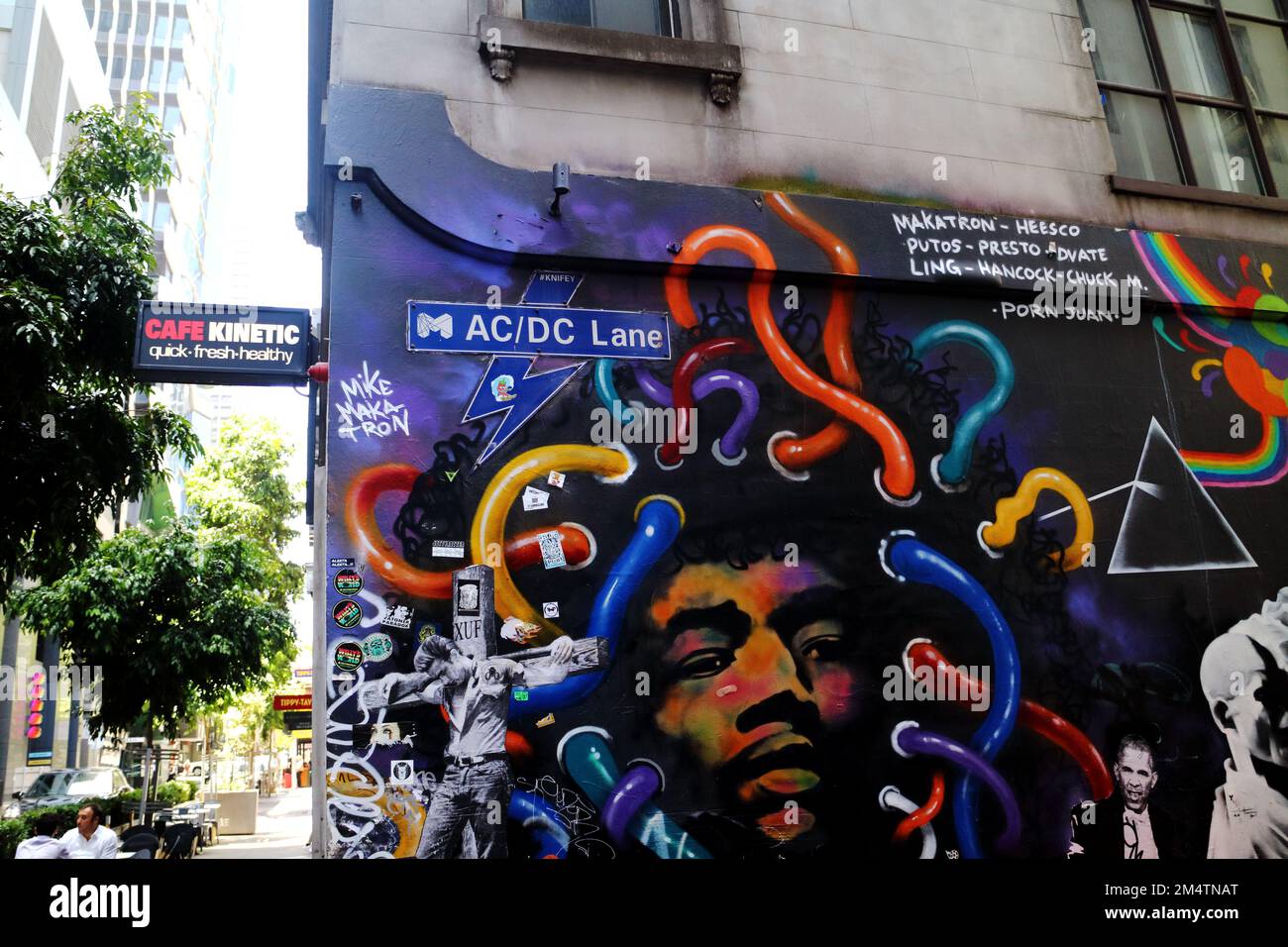 AC/DC Lane Melbourne Victoria Australie Banque D'Images