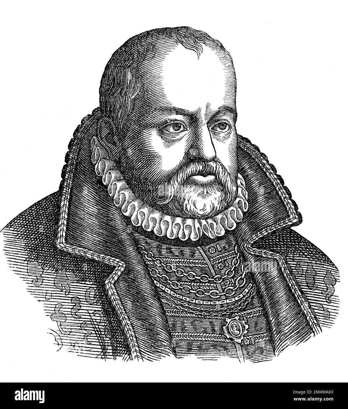 Août (31 juillet 1526 bis 11. 1586), der sich selbst Augustus nannte und unter Bezug auf seine landesväterliche Stellung im Volksmund auch Vater August hieß, war von 1553 bis zu seinem Tod Kurürst von Sachsen aus der albertinischen Linie des Hauss Wettin, Historich, Digital ierdem restaurants 19. Jahrhundert / août (31 juillet 1526 à 11 février 1586), qui s'appelait Auguste et était populairement connu comme le Père août en référence à sa position paternelle, a été électeur de Saxe de la ligne Albertine de la Maison de Wettin de 1553 jusqu'à son Banque D'Images