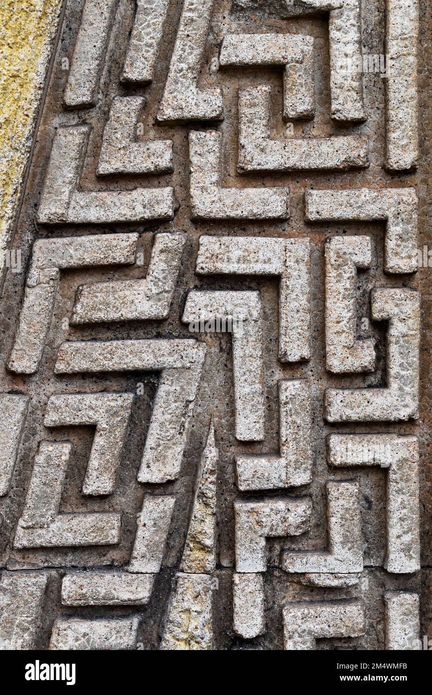 Arrière-plan abstrait du motif de texture sur le mur Banque D'Images