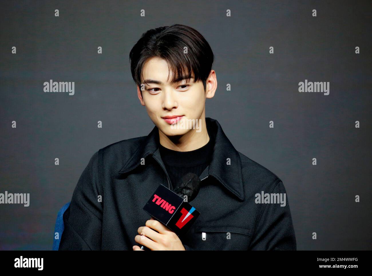 CHA Eun-Woo (ASTRO), 22 décembre 2022 : l'acteur Cha Eun-Woo participe à une présentation de production de la série originale "Island" de Tving à Séoul, en Corée du Sud. Credit: Lee Jae-won/AFLO/Alay Live News Banque D'Images