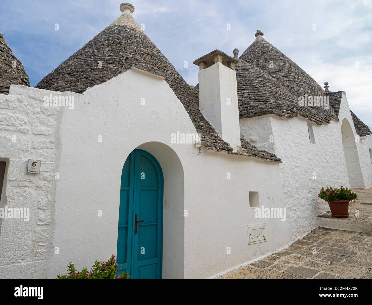 Maison Trulli, Alberobello, P uglia, Italie Banque D'Images