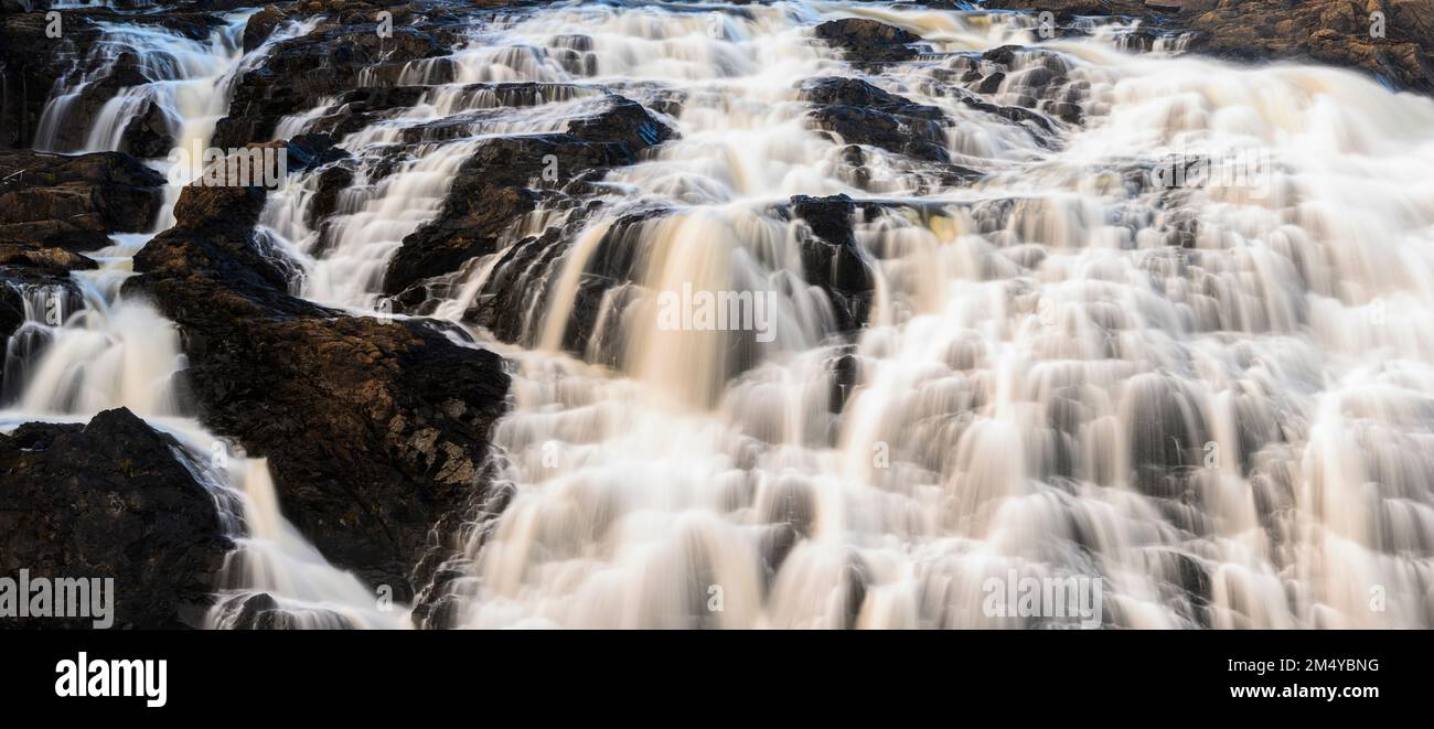 Scenic High Falls of the Magpie River, Wawa (Ontario), Canada Banque D'Images