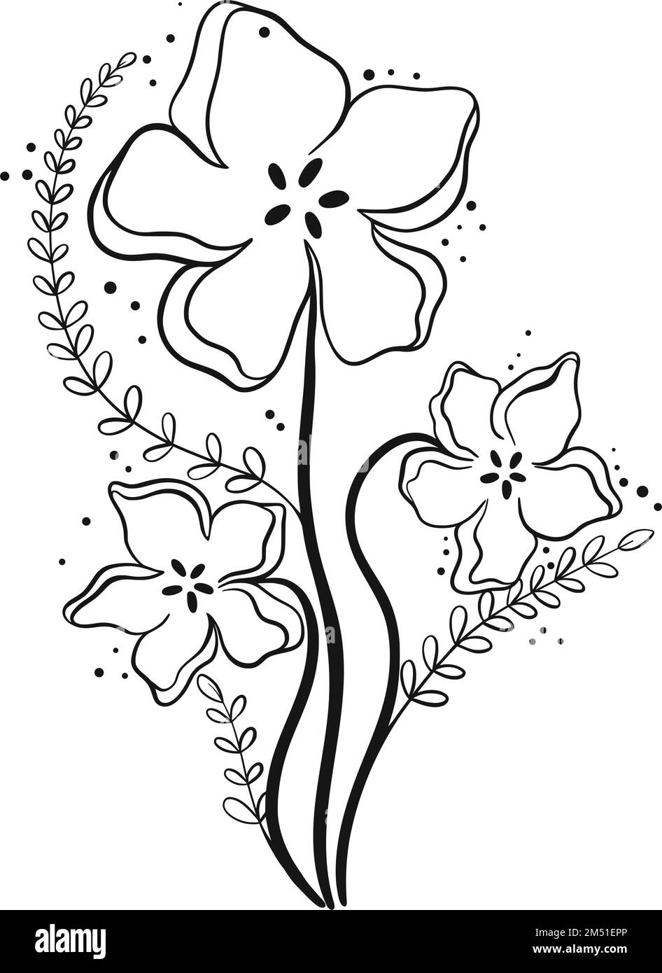 Décoration fleur clip art Illustration de Vecteur