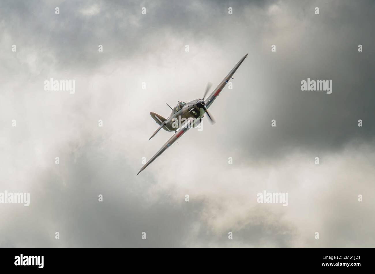 Avion de chasse Hawker Hurricane Banque D'Images