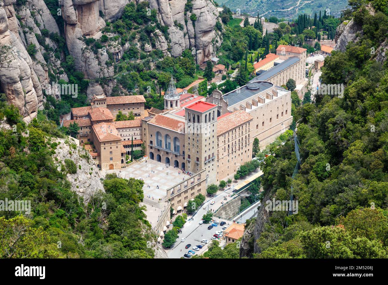 Montserrat Abbey Monastère Barcelone Espagne voyage voyager Banque D'Images
