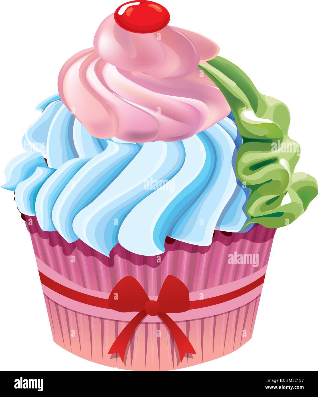 corbeille de senteur vector rose avec crème Illustration de Vecteur