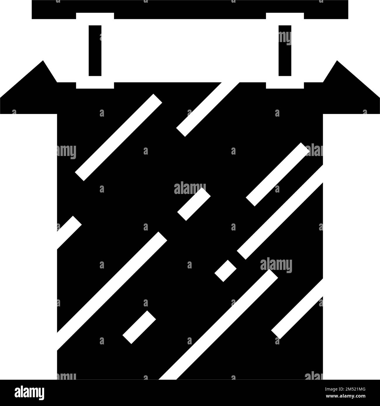 anodes illustration du vecteur d'icône de glyphe cuivré Illustration de Vecteur