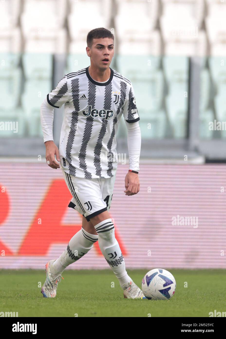 Turin, Italie, le 22nd décembre 2022. Enzo Alan Tomas Barrenchea de Juventus lors du match amical au stade Allianz de Turin. Le crédit photo devrait se lire: Jonathan Moscrop / Sportimage Banque D'Images