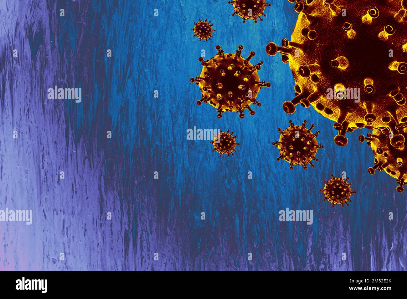 Cessez de propager la maladie pandémique mondiale du virus Corona COVID-19 Banque D'Images
