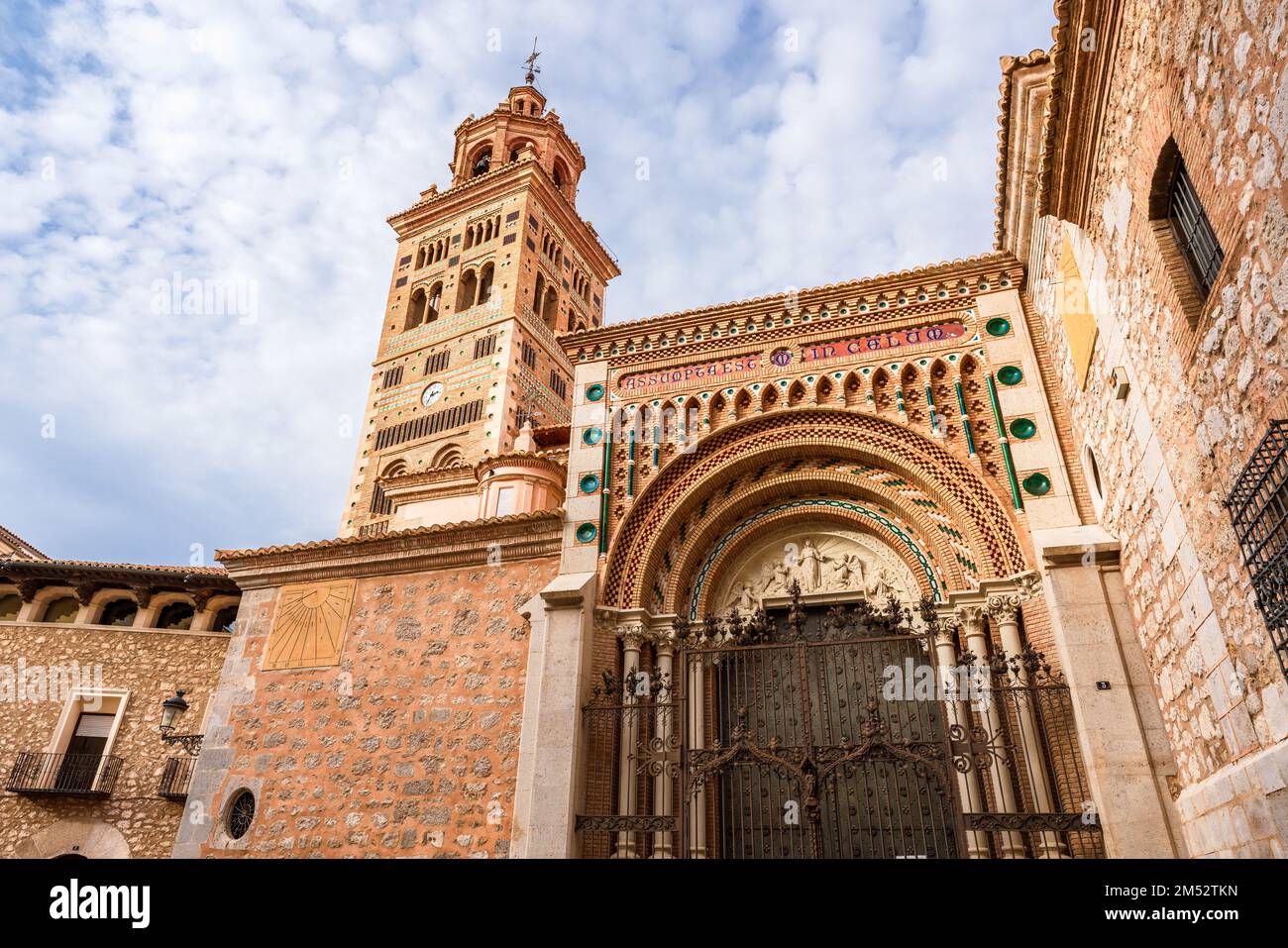 Cathédrale Teruel à Aragón, temple catholique médiéval dans un style mudéjar unique Banque D'Images