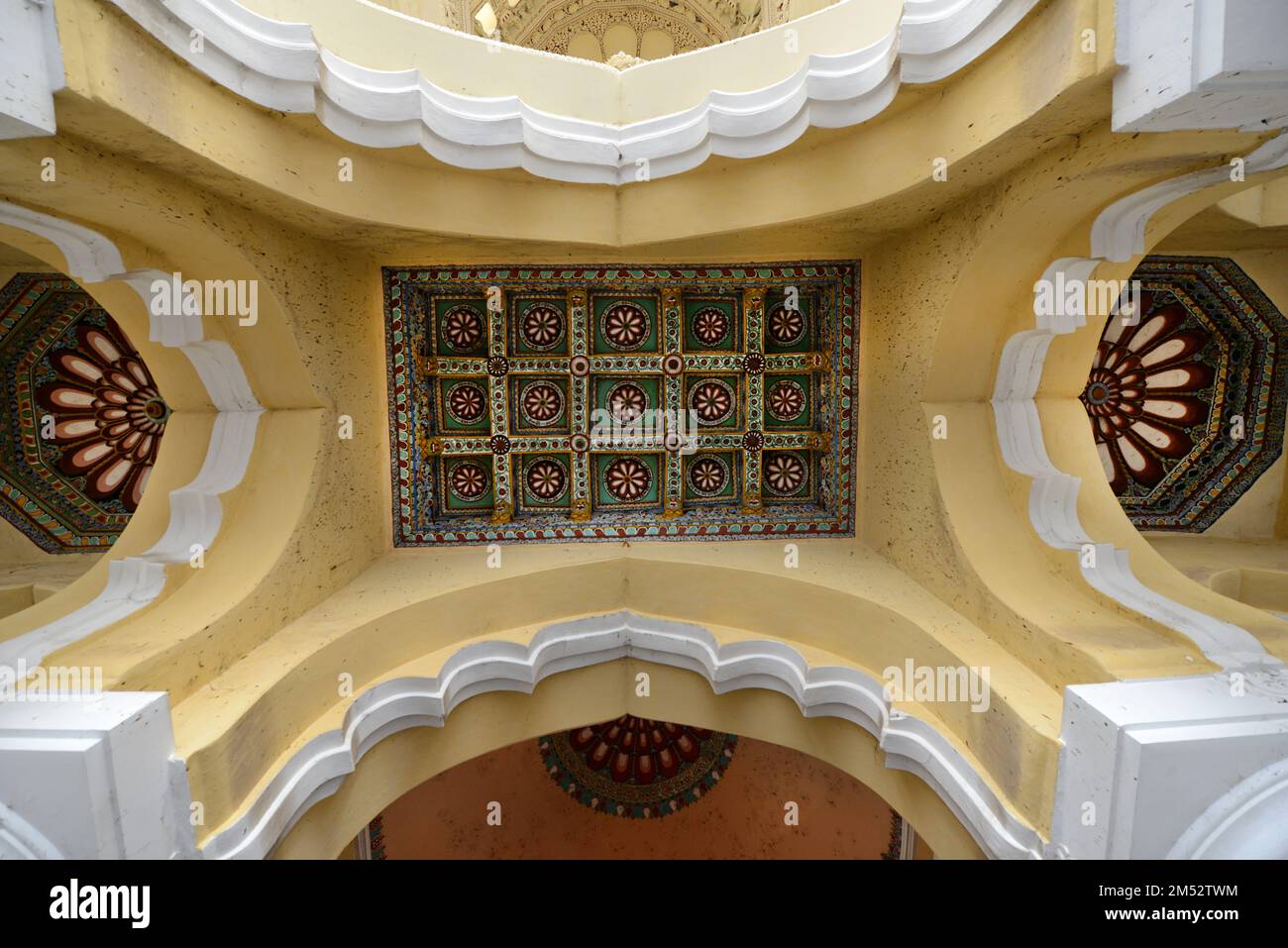 Palais Thirumalai Nayak à Madurai, Tamil Nadu, Inde. Banque D'Images