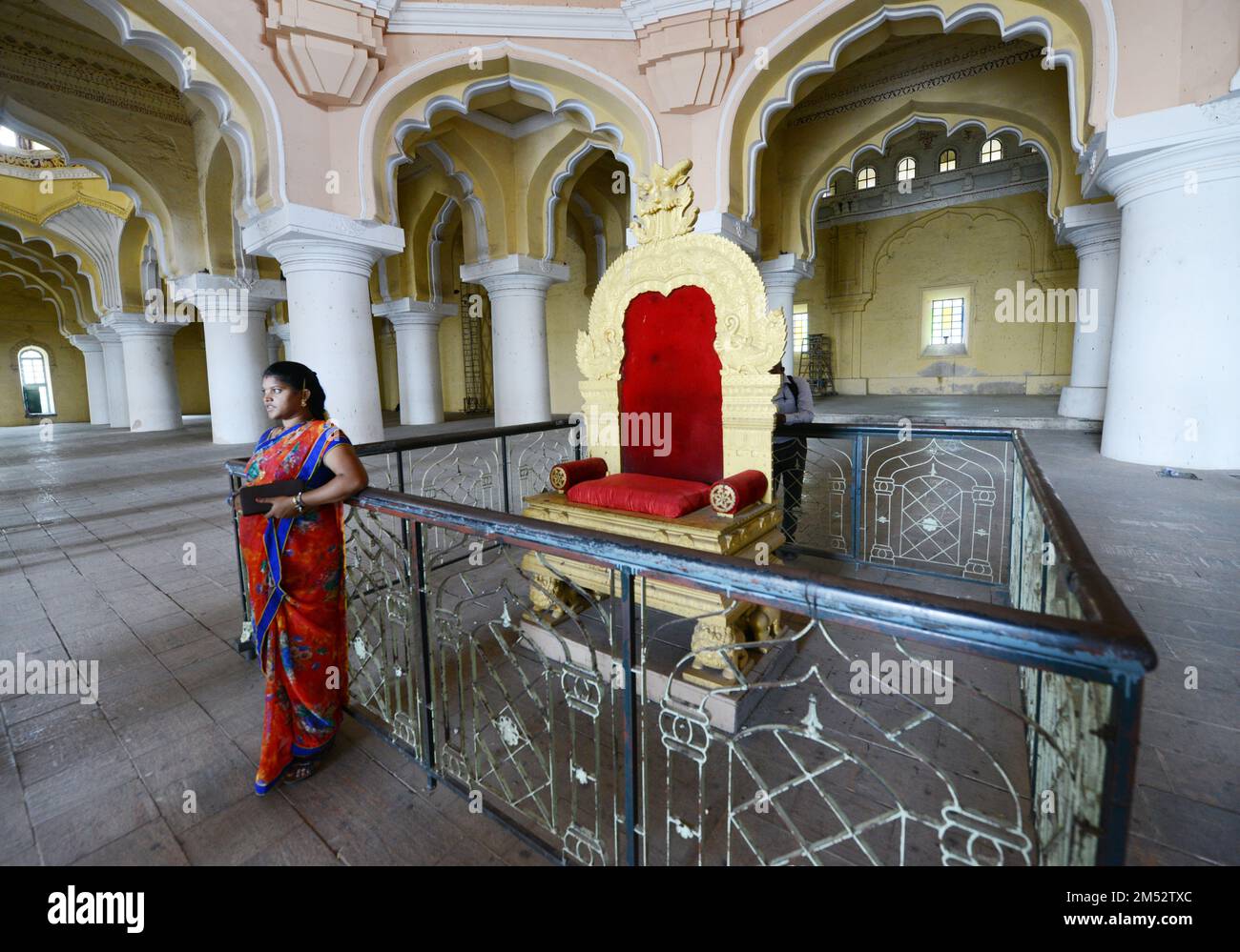 Palais Thirumalai Nayak à Madurai, Tamil Nadu, Inde. Banque D'Images