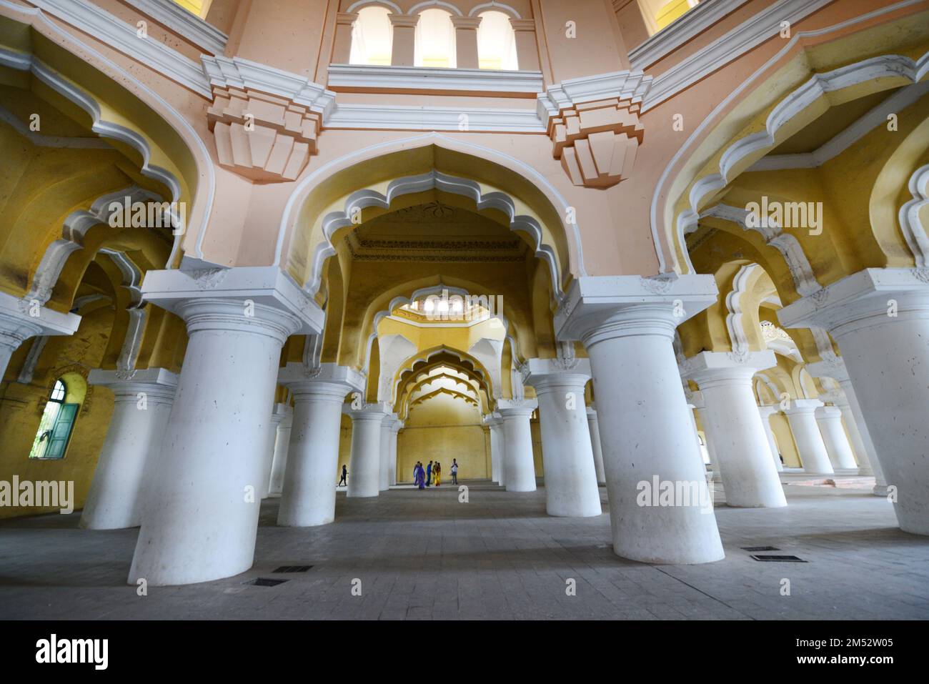 Palais Thirumalai Nayak à Madurai, Tamil Nadu, Inde. Banque D'Images