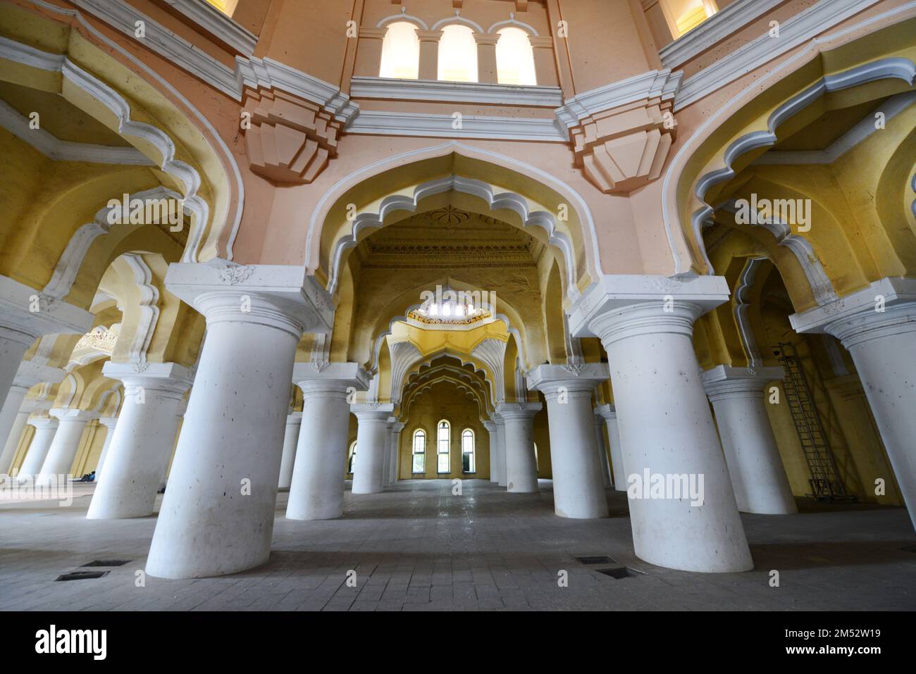 Palais Thirumalai Nayak à Madurai, Tamil Nadu, Inde. Banque D'Images