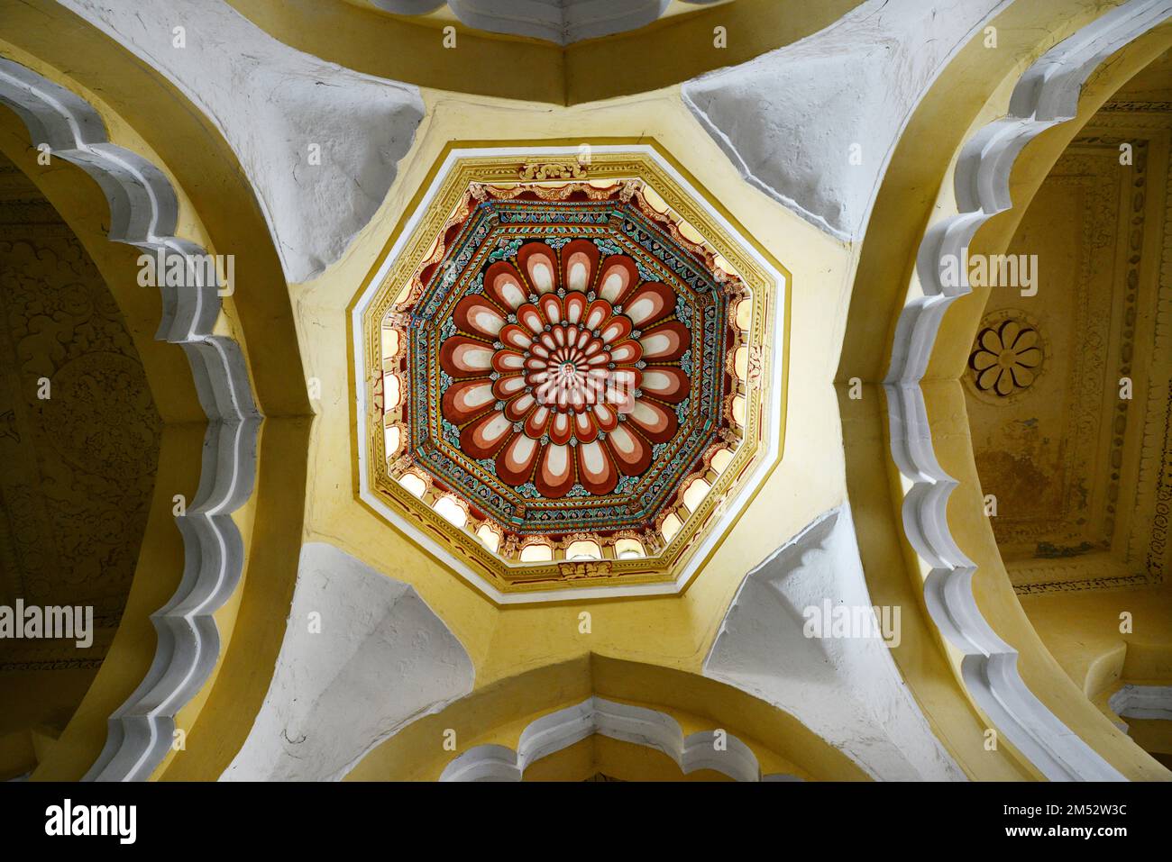 Palais Thirumalai Nayak à Madurai, Tamil Nadu, Inde. Banque D'Images