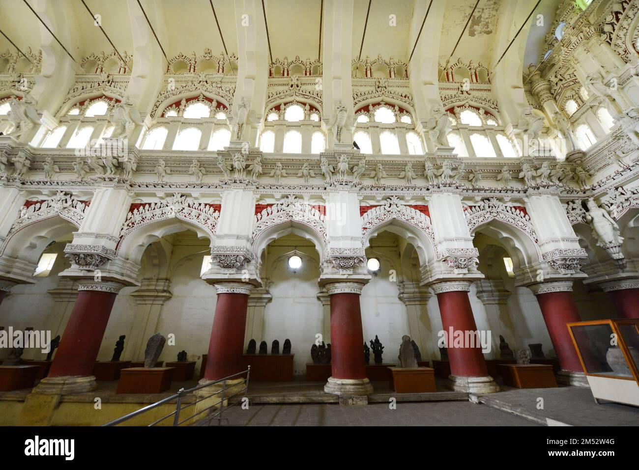 Palais Thirumalai Nayak à Madurai, Tamil Nadu, Inde. Banque D'Images