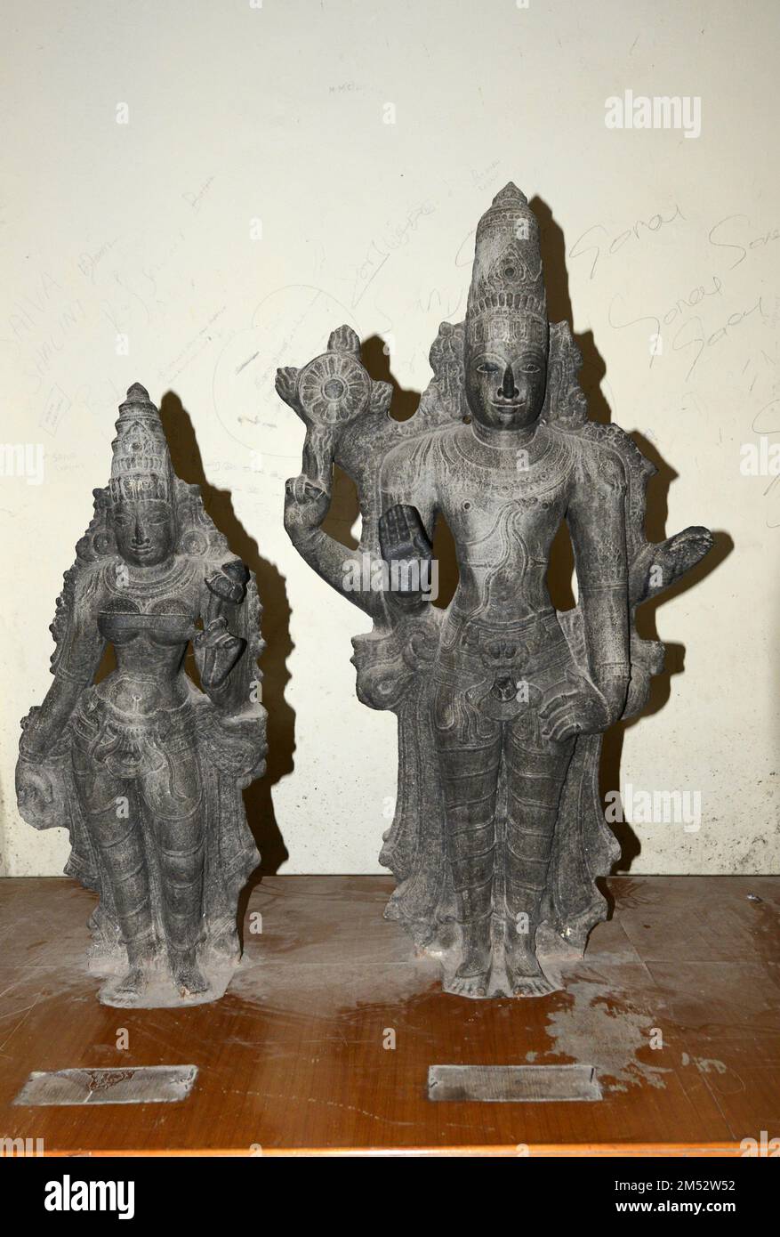 Palais Thirumalai Nayak à Madurai, Tamil Nadu, Inde. Banque D'Images