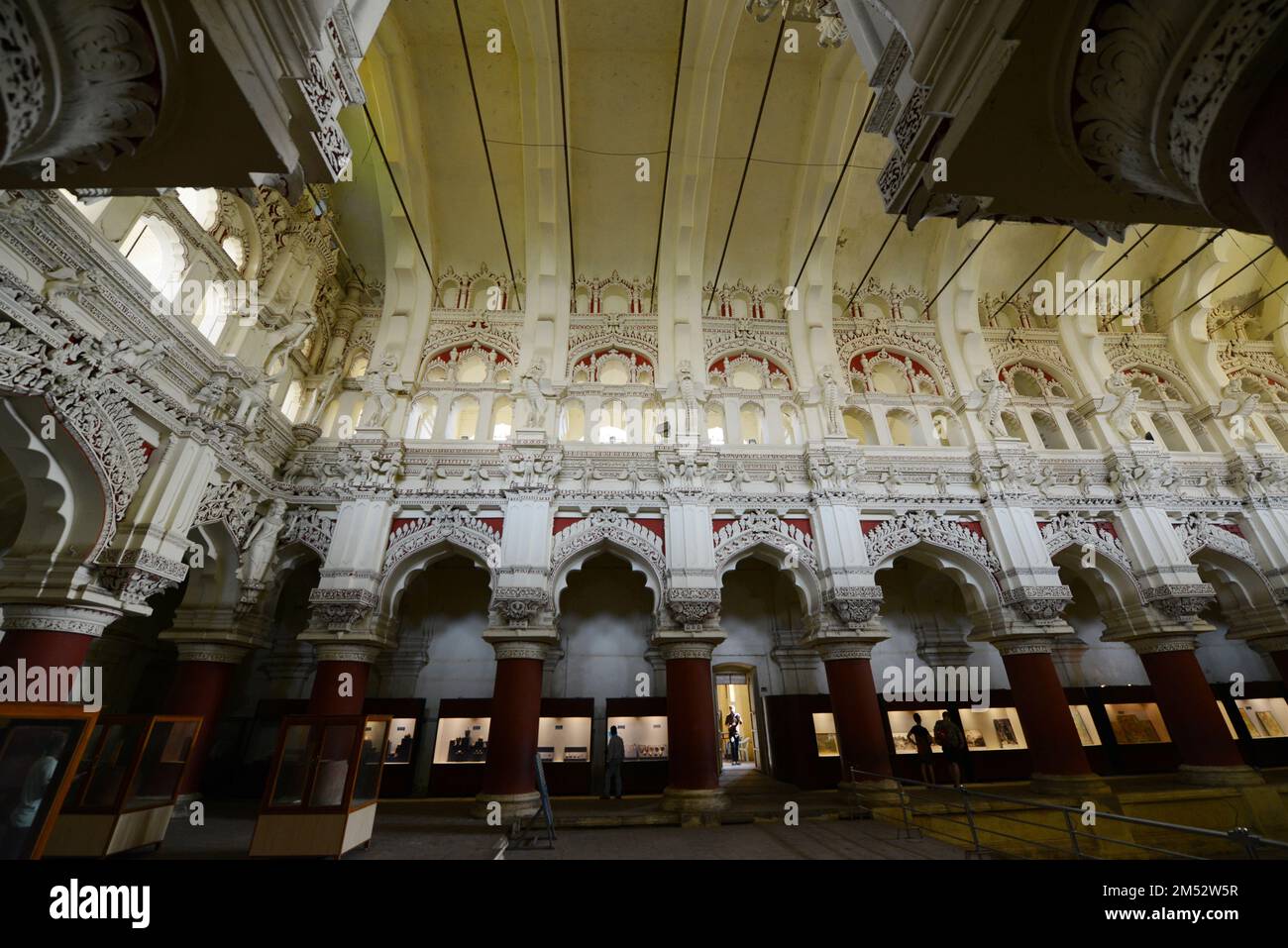 Palais Thirumalai Nayak à Madurai, Tamil Nadu, Inde. Banque D'Images