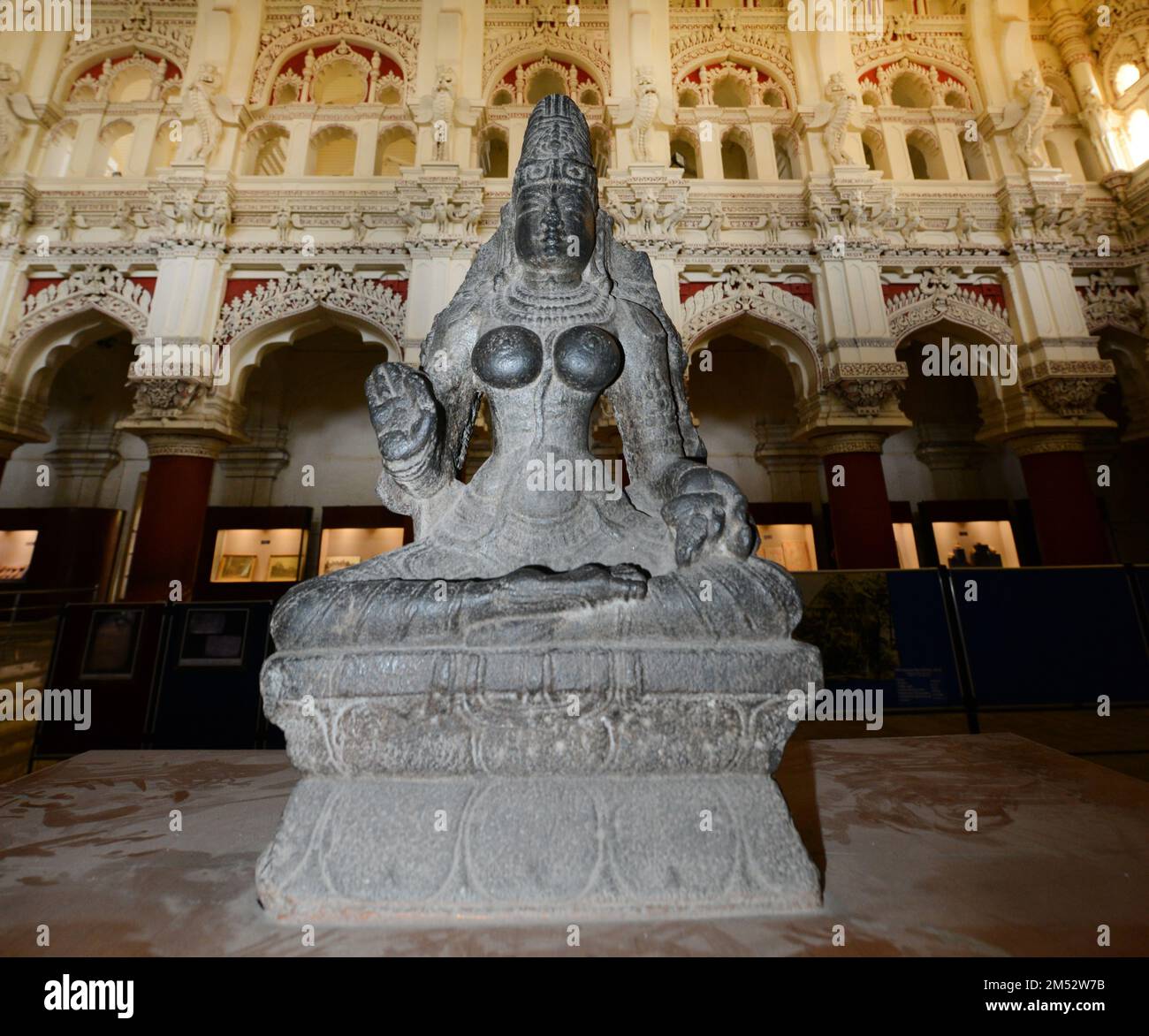 Palais Thirumalai Nayak à Madurai, Tamil Nadu, Inde. Banque D'Images