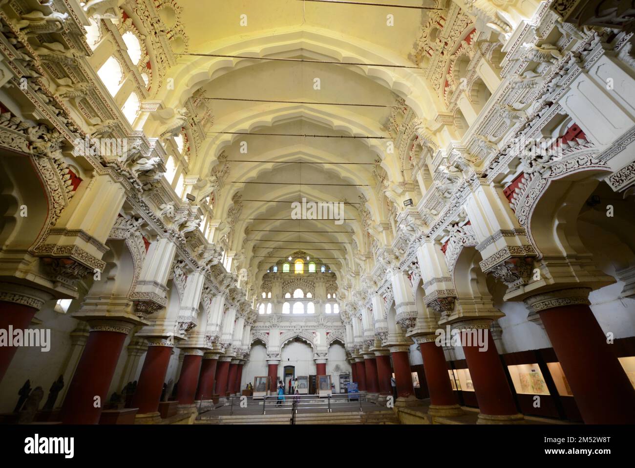 Palais Thirumalai Nayak à Madurai, Tamil Nadu, Inde. Banque D'Images