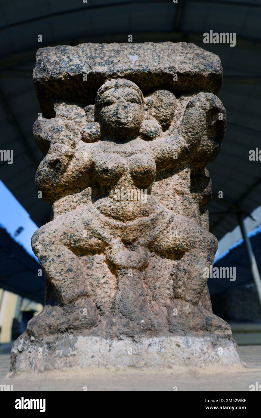 Palais Thirumalai Nayak à Madurai, Tamil Nadu, Inde. Banque D'Images