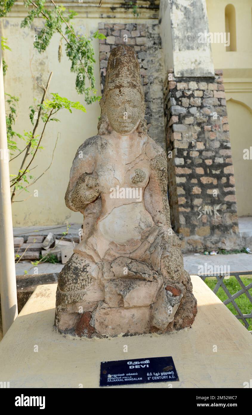 Palais Thirumalai Nayak à Madurai, Tamil Nadu, Inde. Banque D'Images