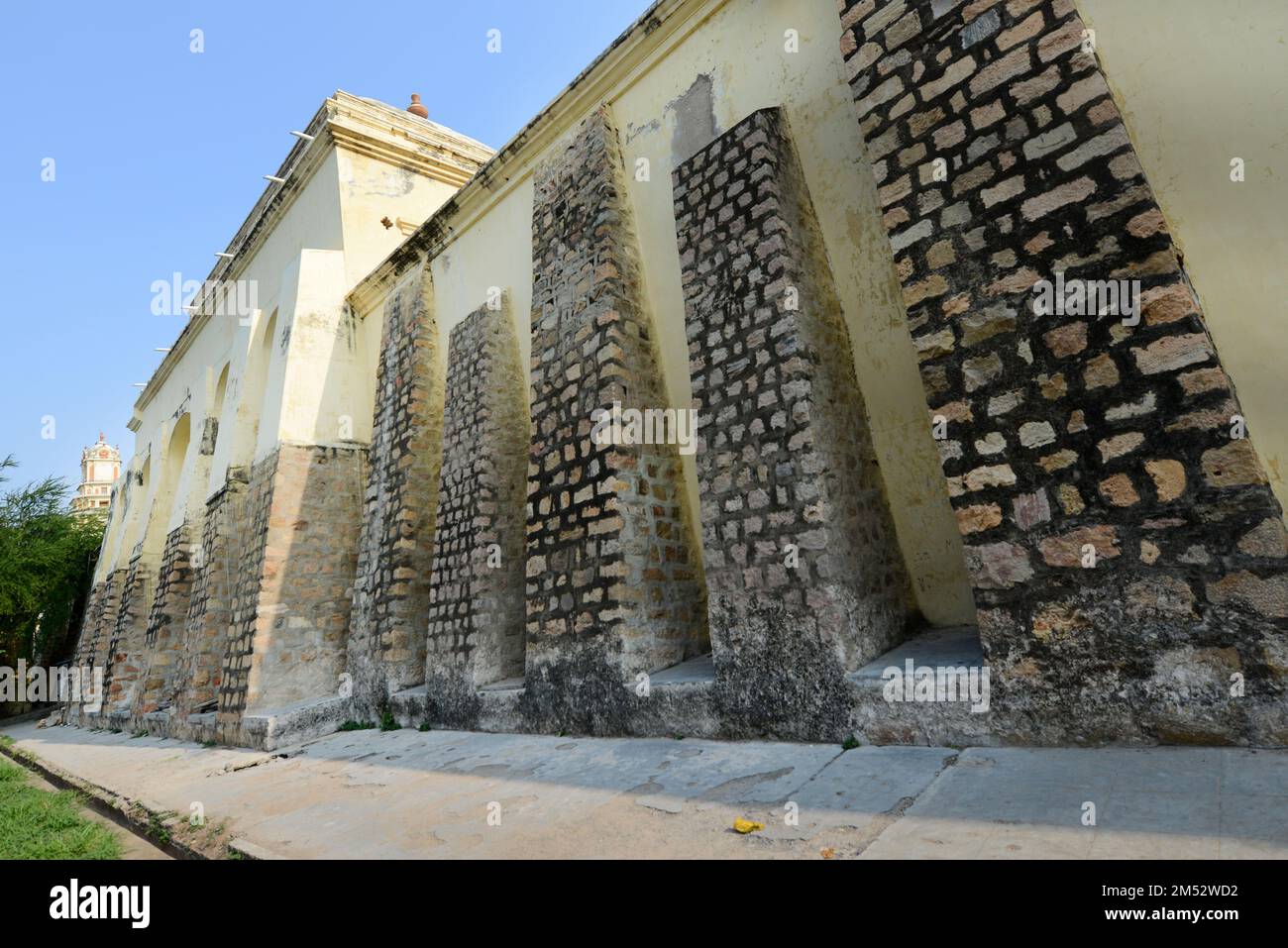 Palais Thirumalai Nayak à Madurai, Tamil Nadu, Inde. Banque D'Images