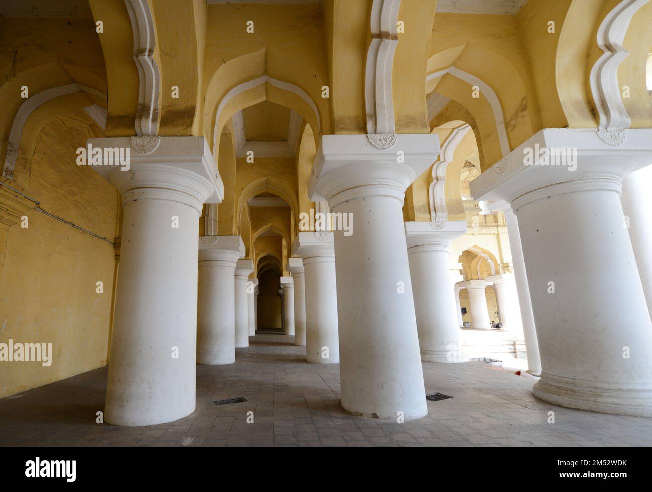 Palais Thirumalai Nayak à Madurai, Tamil Nadu, Inde. Banque D'Images