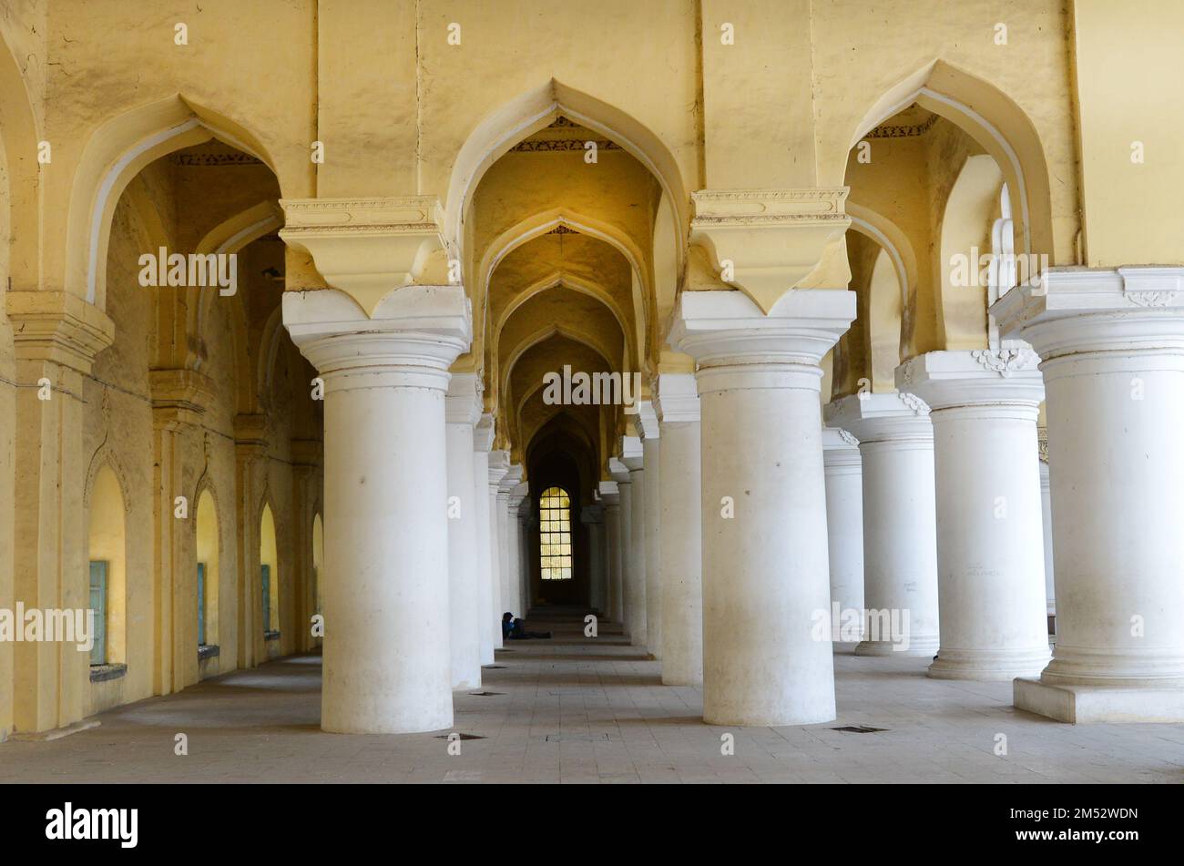 Palais Thirumalai Nayak à Madurai, Tamil Nadu, Inde. Banque D'Images