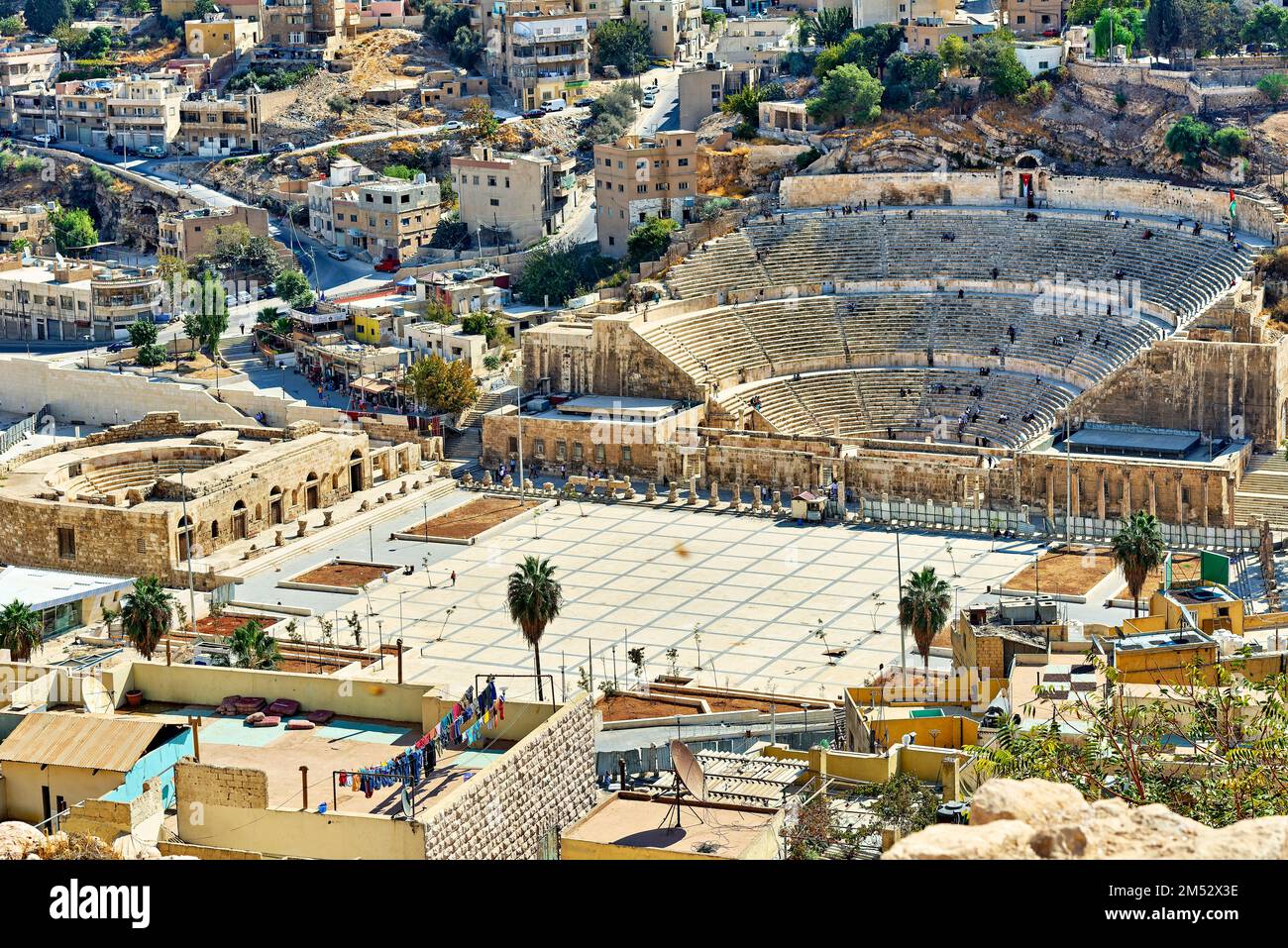 Amman Jordanie. Théâtre romain Banque D'Images