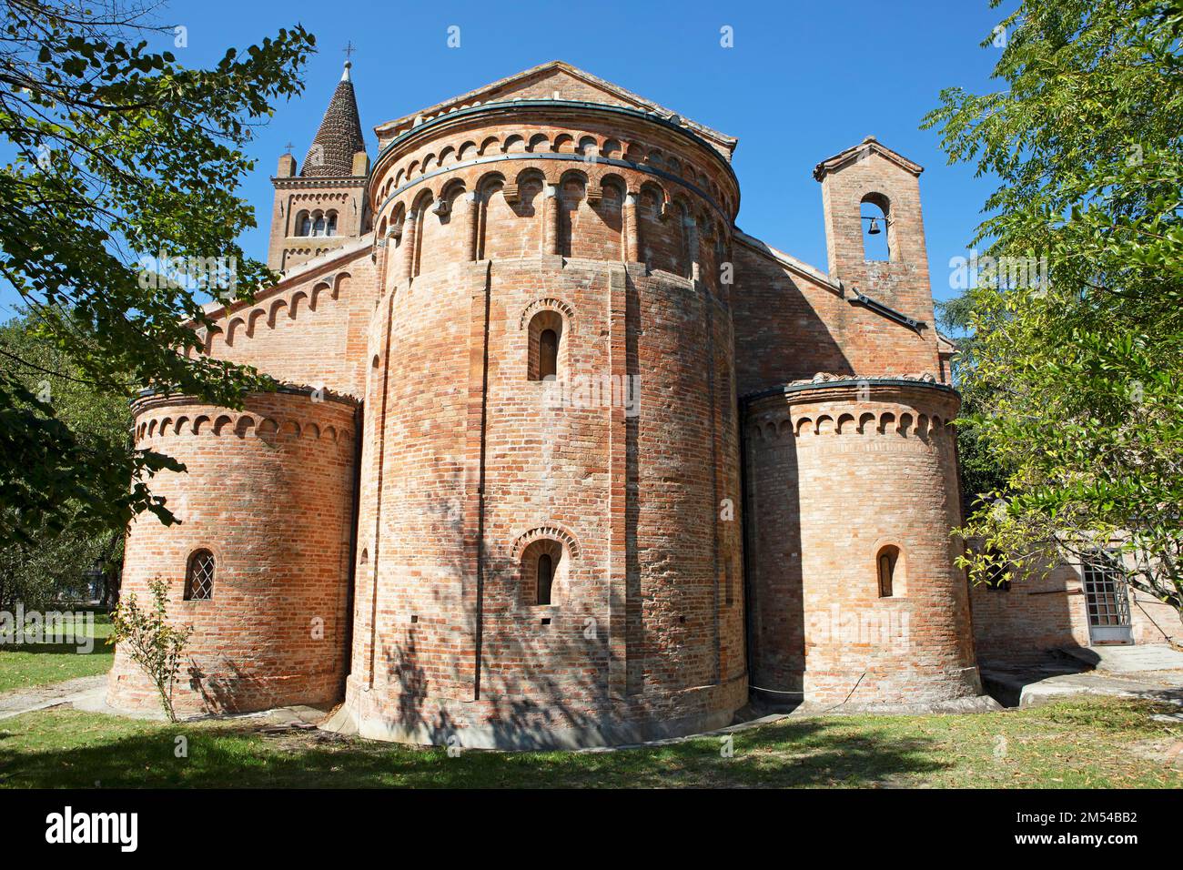 Pieve di Santa Maria Annunziata e San Biagio, Sala Bolognese, Émilie-Romagne, Italie Banque D'Images