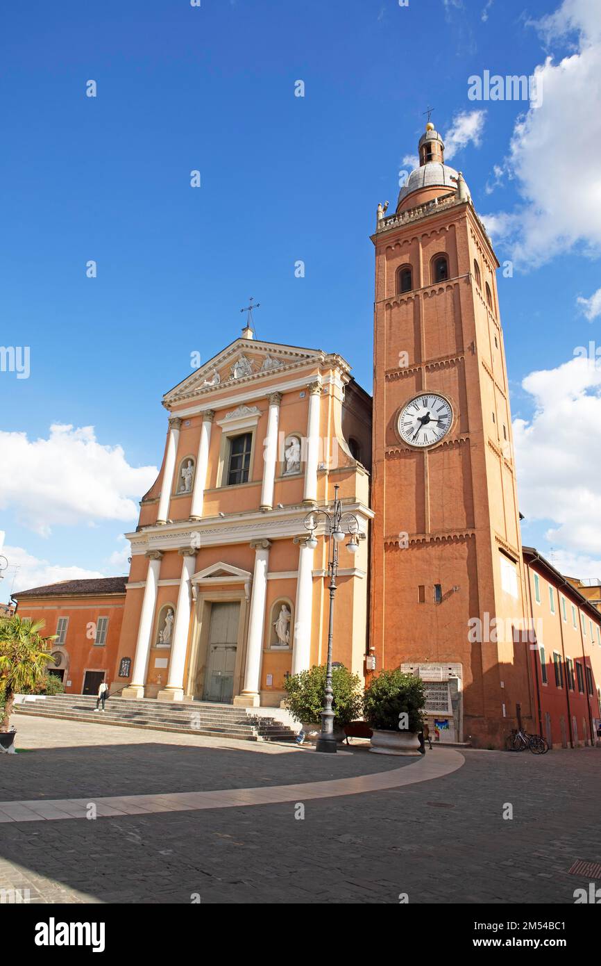 Chiesa Collégiata di San Giovanni Battista, San Giovanni in Persiceto, Emilie-Romagne, Italie Banque D'Images