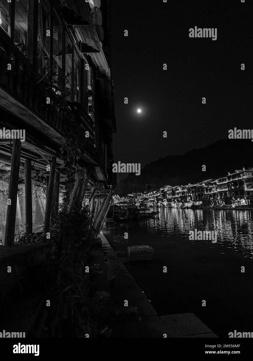 Vue sur les paysages de la ville de Fenghuang à Hunan, en Chine Banque D'Images