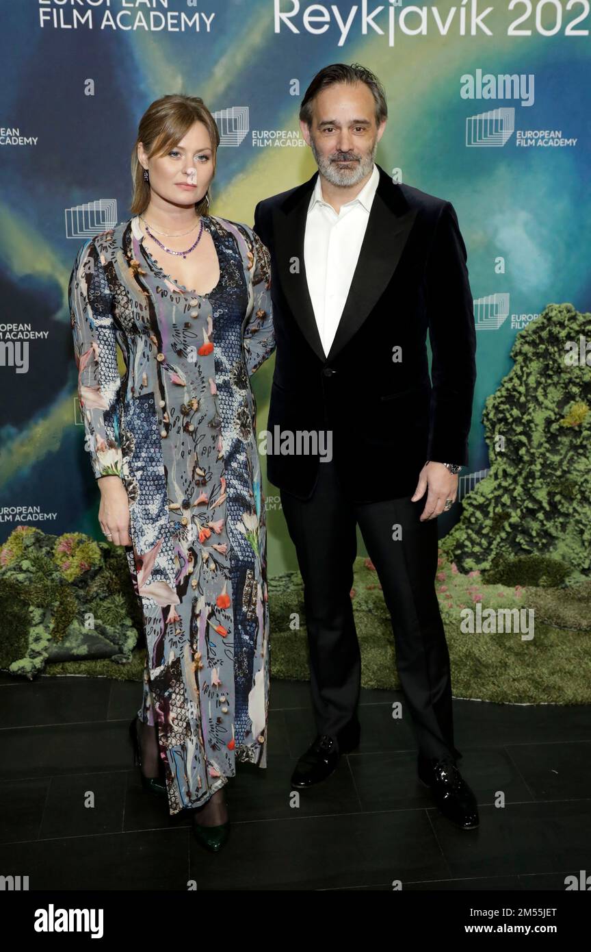 Sunneva Ása Weisshappel et Baltasar Kormákur ont assisté aux Prix du film européen 35th 2022 à la salle de conférence et de concert Harpa sur 10 décembre 2022 à Reykjavik, en Islande. Banque D'Images