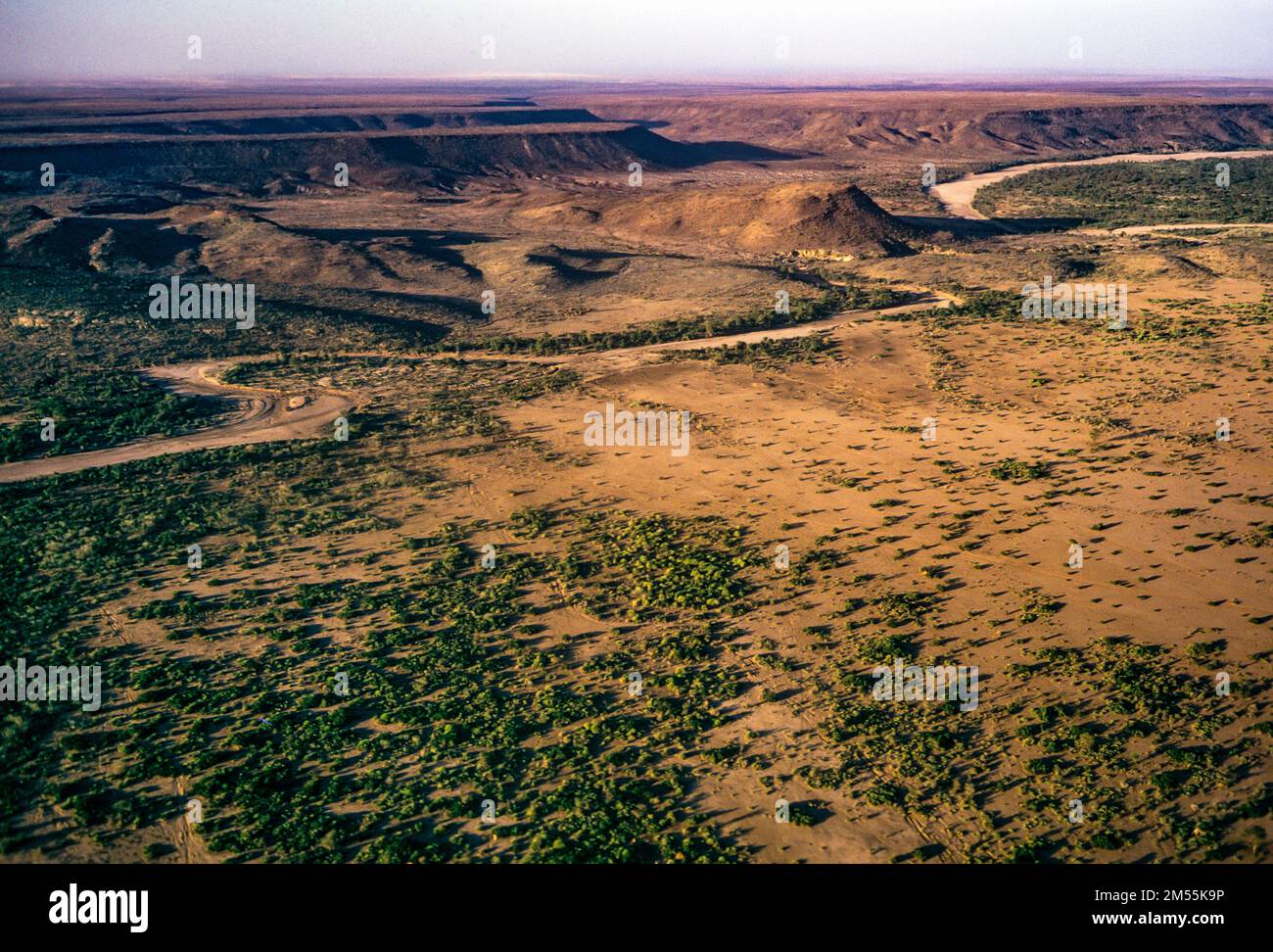 Éthiopie, 1970s, Haut plateau, vue aérienne des hauts plateaux, montagnes,  Région d'Amhara, Afrique de l'est Photo Stock - Alamy