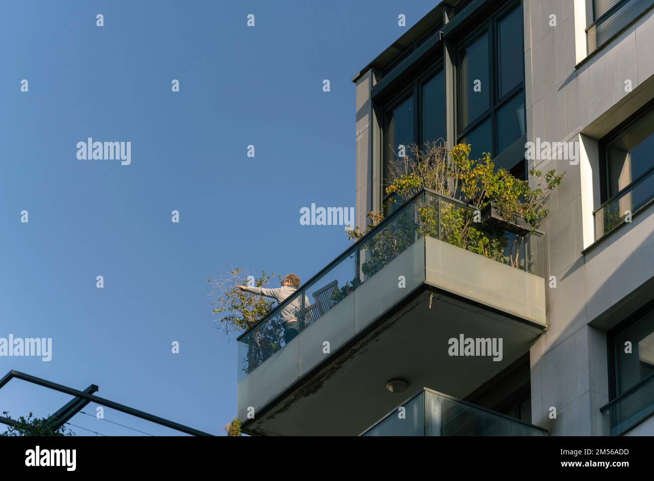 Façade du bâtiment dans le quartier 13th, Paris, 2022 Banque D'Images